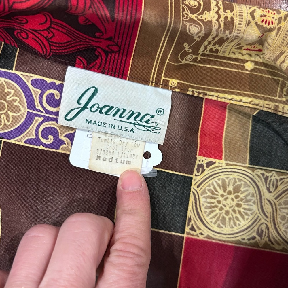 Vintage Patchwork Button-Up Blazer in Purple, Bro… - image 6